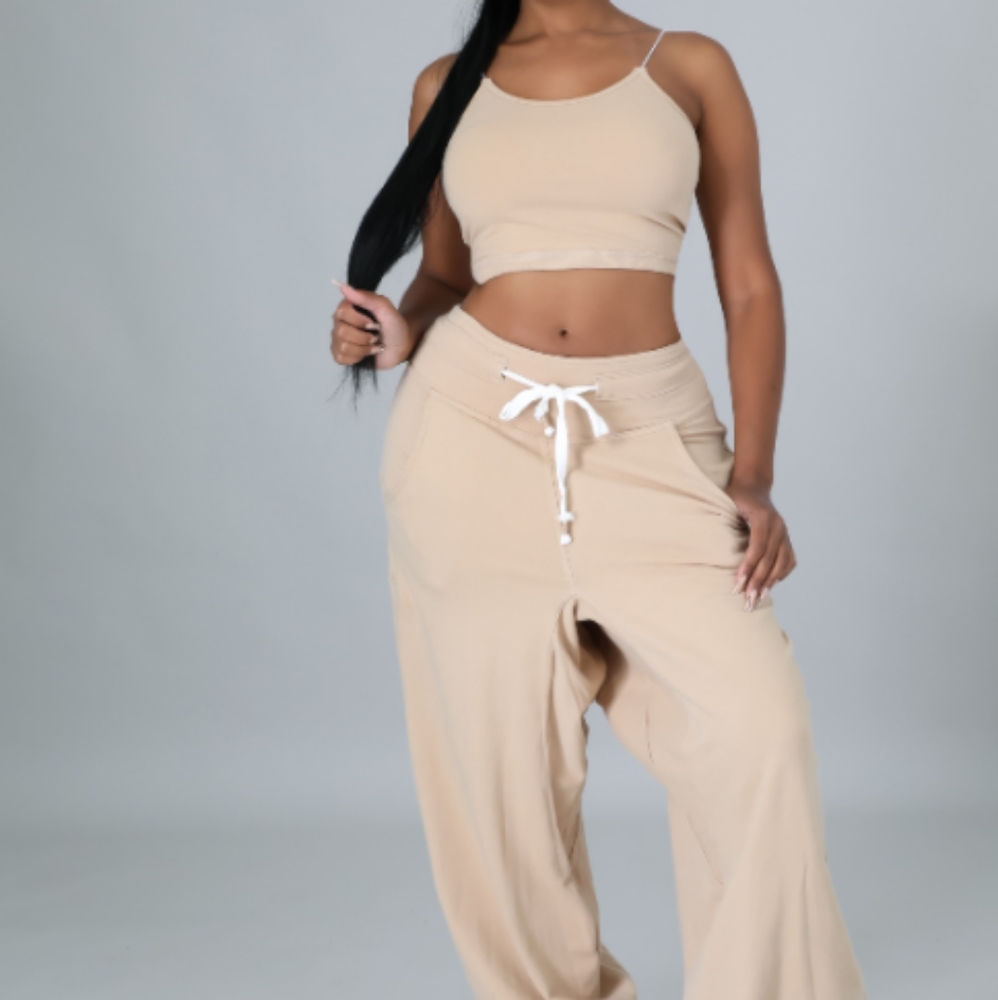 Tan 2 piece